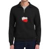 Super Sweats ® NuBlend ® 1/4 Zip Sweatshirt with Cadet Collar Thumbnail