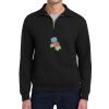 Super Sweats ® NuBlend ® 1/4 Zip Sweatshirt with Cadet Collar Thumbnail