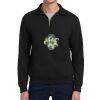Super Sweats ® NuBlend ® 1/4 Zip Sweatshirt with Cadet Collar Thumbnail