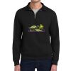 Super Sweats ® NuBlend ® 1/4 Zip Sweatshirt with Cadet Collar Thumbnail