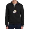 Super Sweats ® NuBlend ® 1/4 Zip Sweatshirt with Cadet Collar Thumbnail