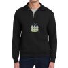 Super Sweats ® NuBlend ® 1/4 Zip Sweatshirt with Cadet Collar Thumbnail