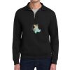 Super Sweats ® NuBlend ® 1/4 Zip Sweatshirt with Cadet Collar Thumbnail
