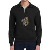 Super Sweats ® NuBlend ® 1/4 Zip Sweatshirt with Cadet Collar Thumbnail