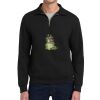 Super Sweats ® NuBlend ® 1/4 Zip Sweatshirt with Cadet Collar Thumbnail