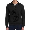 Super Sweats ® NuBlend ® 1/4 Zip Sweatshirt with Cadet Collar Thumbnail