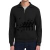 Super Sweats ® NuBlend ® 1/4 Zip Sweatshirt with Cadet Collar Thumbnail