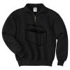 Super Sweats ® NuBlend ® 1/4 Zip Sweatshirt with Cadet Collar Thumbnail