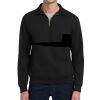 Super Sweats ® NuBlend ® 1/4 Zip Sweatshirt with Cadet Collar Thumbnail
