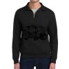 Super Sweats ® NuBlend ® 1/4 Zip Sweatshirt with Cadet Collar Thumbnail