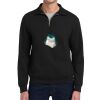 Super Sweats ® NuBlend ® 1/4 Zip Sweatshirt with Cadet Collar Thumbnail