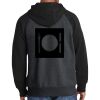 Raglan Colorblock Full Zip Hooded Fleece Jacket Thumbnail