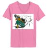 Ladies ComfortSoft ® V Neck Tee Thumbnail