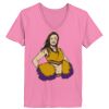 Ladies ComfortSoft ® V Neck Tee Thumbnail