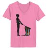 Ladies ComfortSoft ® V Neck Tee Thumbnail