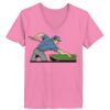 Ladies ComfortSoft ® V Neck Tee Thumbnail