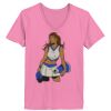 Ladies ComfortSoft ® V Neck Tee Thumbnail