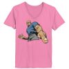 Ladies ComfortSoft ® V Neck Tee Thumbnail