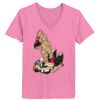 Ladies ComfortSoft ® V Neck Tee Thumbnail