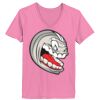 Ladies ComfortSoft ® V Neck Tee Thumbnail