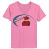 Ladies ComfortSoft ® V Neck Tee Thumbnail