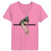 Ladies ComfortSoft ® V Neck Tee Thumbnail