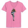 Ladies ComfortSoft ® V Neck Tee Thumbnail