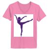 Ladies ComfortSoft ® V Neck Tee Thumbnail