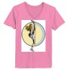 Ladies ComfortSoft ® V Neck Tee Thumbnail