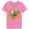 Ladies ComfortSoft ® V Neck Tee Thumbnail