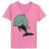 Ladies ComfortSoft ® V Neck Tee Thumbnail