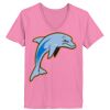 Ladies ComfortSoft ® V Neck Tee Thumbnail