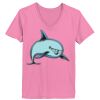 Ladies ComfortSoft ® V Neck Tee Thumbnail