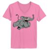 Ladies ComfortSoft ® V Neck Tee Thumbnail