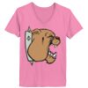 Ladies ComfortSoft ® V Neck Tee Thumbnail