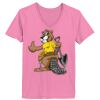 Ladies ComfortSoft ® V Neck Tee Thumbnail