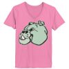 Ladies ComfortSoft ® V Neck Tee Thumbnail