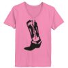 Ladies ComfortSoft ® V Neck Tee Thumbnail