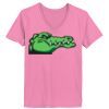 Ladies ComfortSoft ® V Neck Tee Thumbnail