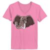 Ladies ComfortSoft ® V Neck Tee Thumbnail