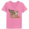 Ladies ComfortSoft ® V Neck Tee Thumbnail