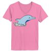 Ladies ComfortSoft ® V Neck Tee Thumbnail