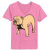 Ladies ComfortSoft ® V Neck Tee Thumbnail