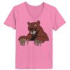 Ladies ComfortSoft ® V Neck Tee Thumbnail