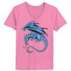 Ladies ComfortSoft ® V Neck Tee Thumbnail