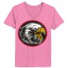 Ladies ComfortSoft ® V Neck Tee Thumbnail