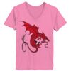 Ladies ComfortSoft ® V Neck Tee Thumbnail