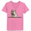 Ladies ComfortSoft ® V Neck Tee Thumbnail