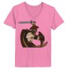 Ladies ComfortSoft ® V Neck Tee Thumbnail