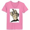 Ladies ComfortSoft ® V Neck Tee Thumbnail